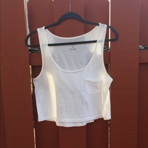 American Eagle oversized crop tank